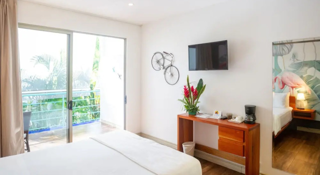 Двухместный номер Superior с балконом и с видом на сад La Vela Boutique Hotel