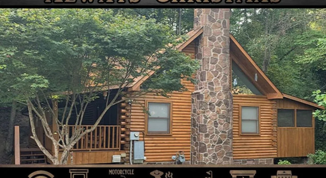 Always Christmas 2 Bedroom Cabin by RedAwning, Забронировать Отель Пиджен-Фордж Great Smoky Mountains National Park, рядом с Wear Farm City Park