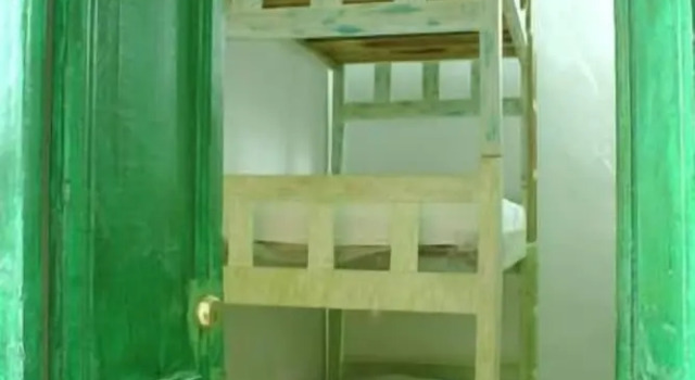 Кровать в общем номере Hostel Green House Getsemani