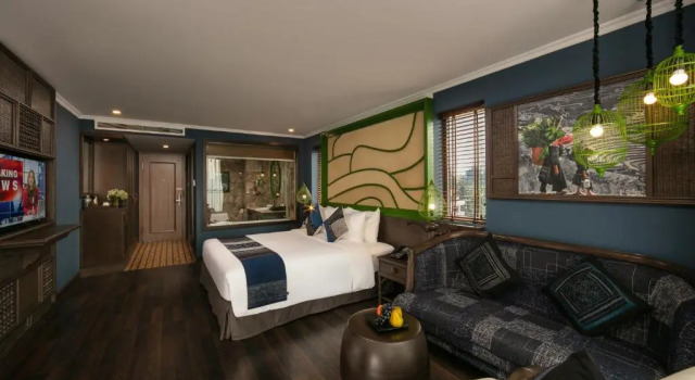 Двухместный номер Deluxe с красивым видом из окна Pistachio Hotel Sapa