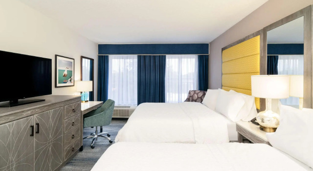 Четырёхместный номер Standard Hampton Inn & Suites Amelia Island-Historic Harbor Front