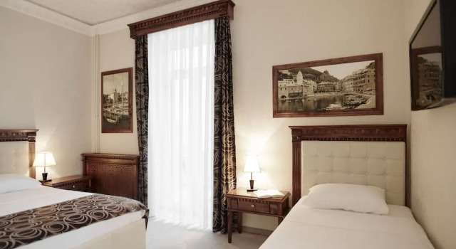 Семейный номер Standard с балконом и с видом на море Hotel Villa Schubert