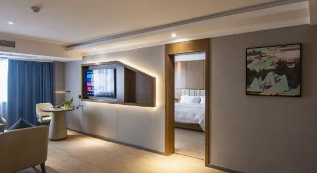 Dwuosobowy suite Super 8 Hotel Chizhou Railway Station