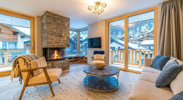 Апартаменты Saas-Fee stylish ski apartment
