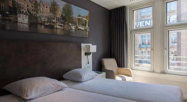 Двухместный номер Comfort с видом на город Hotel Amsterdam De Roode Leeuw