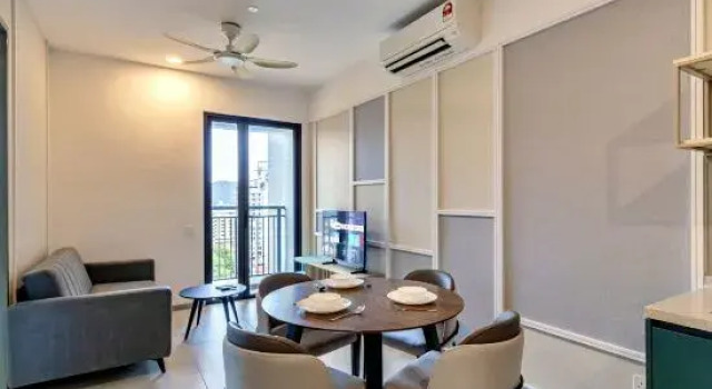 Люкс Deluxe с 2 комнатами 22 Macalisterz Premium Suites Penang by BYON