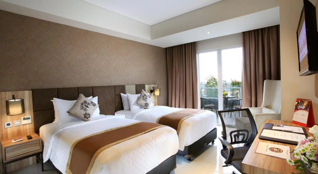 Camera doppia Superior con balcone Swiss-Belinn Karawang