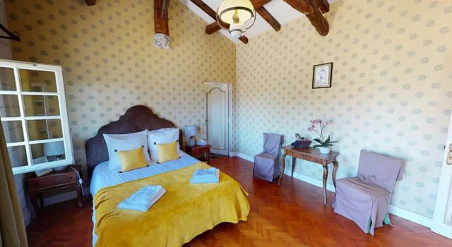 Двухместный номер Deluxe с балконом и с видом на море Le clos de Bellevue