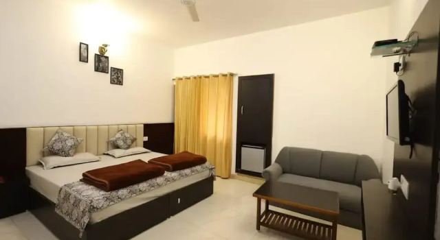 Двухместный номер Deluxe с балконом и с видом на парк Hotel Moksha