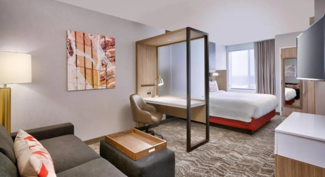 Двухместный люкс с видом на город SpringHill Suites by Marriott Salt Lake City Sugar House