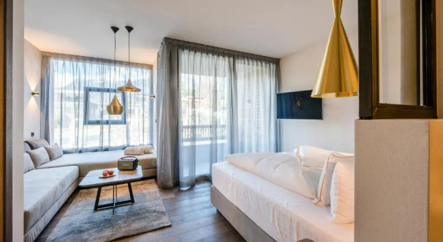 Люкс с красивым видом из окна Hotel Ansitz Plantiz