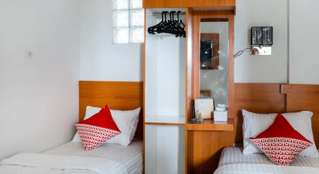 Standard Twin room Hotel O Mandiri Guest House Syariah