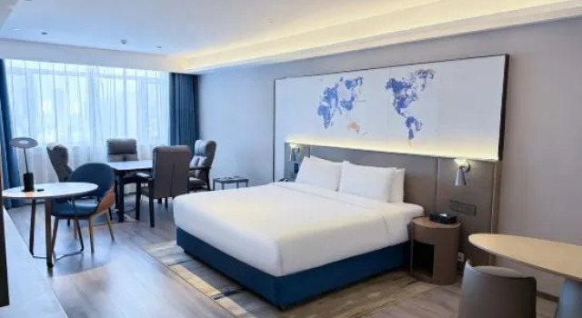 Двухместный семейный люкс Deluxe Jinjiang Kyriad Hotel (Hohhot Moore City Drum Tower Store)