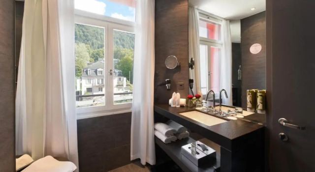 Двухместный номер Standard с видом на горы Hotel Vitznauerhof - Lifestyle Hideaway at Lake Lucerne