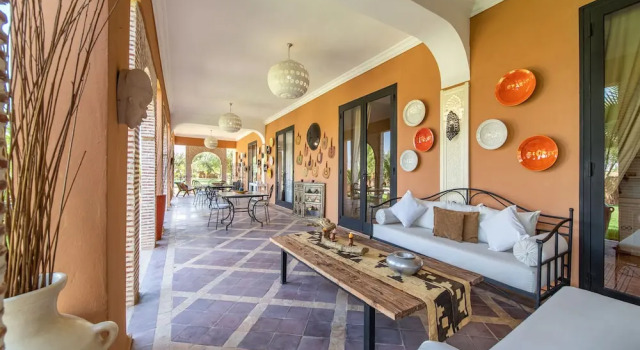 Büyük çift kişilik süit Villa Chems