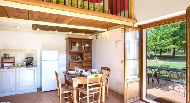 Апартаменты с видом на сад Agriturismo La Collina dei Ciliegi