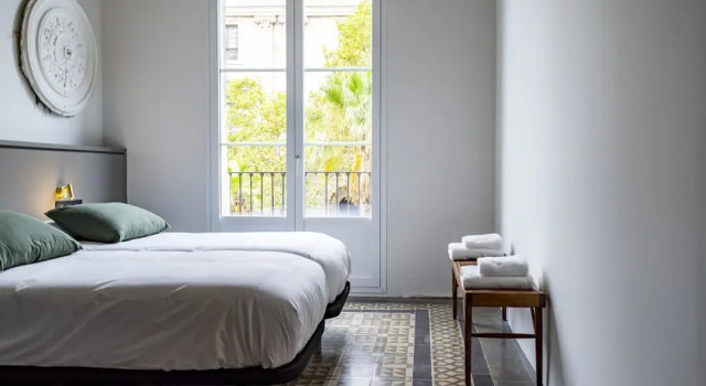 Двухместный номер Superior с балконом Hostal Porxos Garden