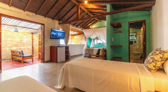 Четырёхместный номер Standard Travel Inn Pousadas & Beach Club Trancoso
