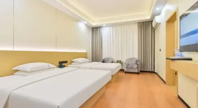 Кровать в общем номере Dang Xiao Jiao Wu Hotel