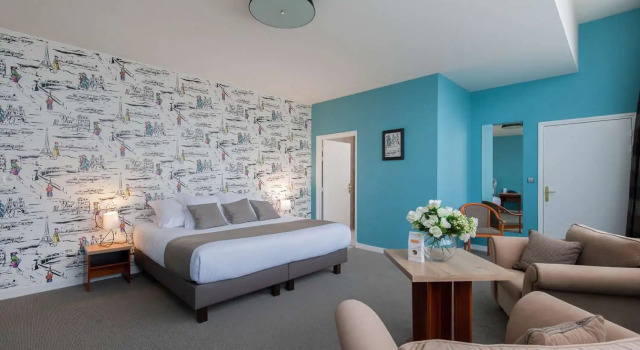 Двухместный полулюкс Best Western Hôtel Hermitage