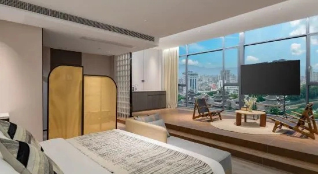Люкс Deluxe Guanqiao Mountain Residence Hotel