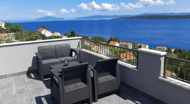 Апартаменты c 1 комнатой с видом на море Apartments Dobrila