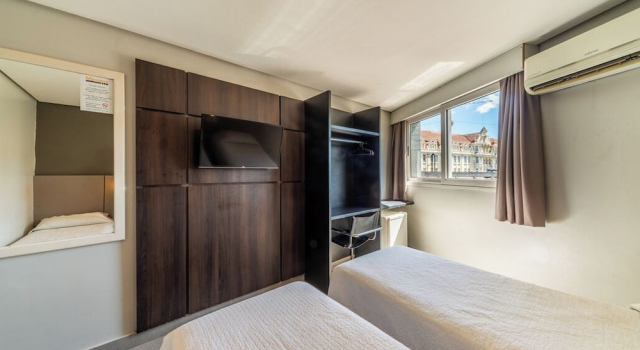 Номер Deluxe Minuano Hotel Express próx Orla Lago Guaíba, Mercado Público, 300m Rodoviária