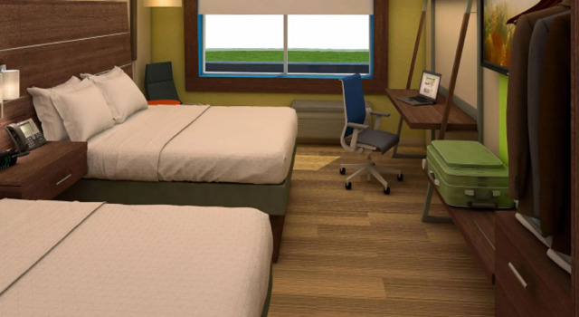 Двухместный люкс Holiday Inn Express & Suites Tulsa South - Woodland Hills by IHG
