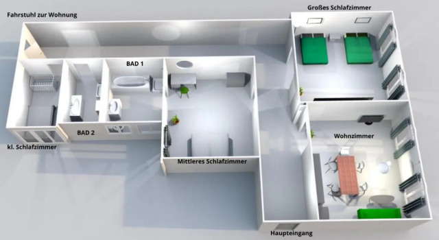Апартаменты Superior ☆Leipzig Residenz☆ City-Center Designer Apartment