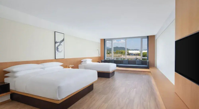 Standard Doppel Familie Zimmer mit Gartenblick Fairfield by Marriott Hangzhou Qiandao Lake