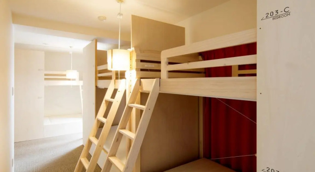 (camerata femminile) letto in camerata Guesthouse TOHO