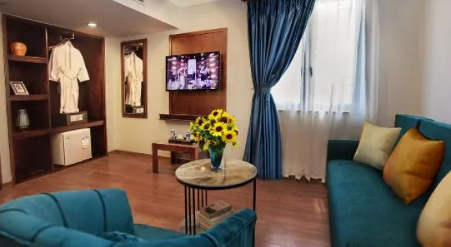 Семейный люкс с видом на город Aviary Hanoi Hotel & Travel