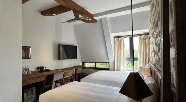 Трёхместный номер Standard с видом на сад Mùa Dalat Wellness Hotel