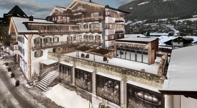 Hotel Weißes Rössl, Rezerwuj Hotel Hotele w Kitzbuhel z basenem, Basen