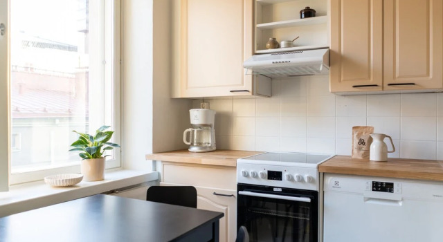 Studio for 4 people next to Areena