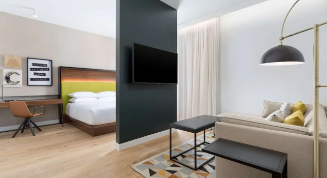 Двухместная студия люкс Hyatt Centric Mountain View