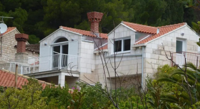 Апартаменты с 2 комнатами с балконом и с видом на море Villa Fede