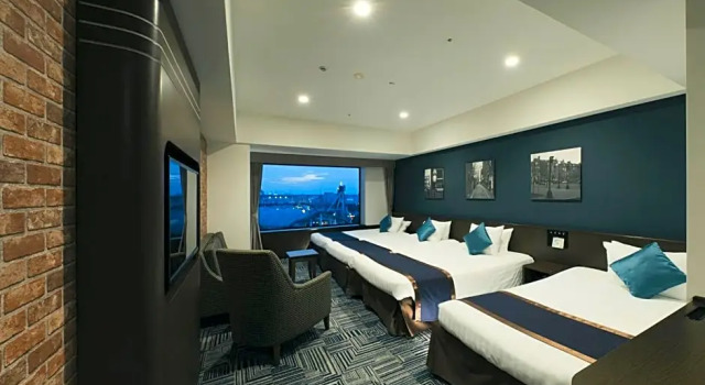 Четырёхместный номер Superior Floor с видом на парк The Park Front Hotel at Universal Studios Japan
