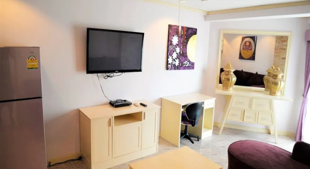 Номер Standard c 1 комнатой с балконом Jomtien beach condo 4th floor modern apartment