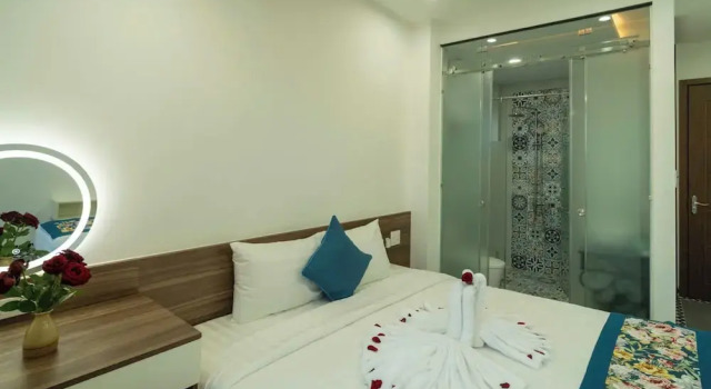 Двухместный номер Deluxe с балконом и с видом на город Sweet Memories Villa - Hoi An