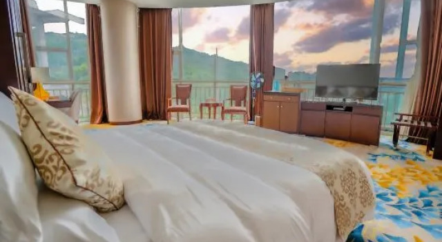 Люкс с видом на реку Meitan Tianhu International Hotel