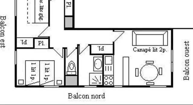 Appartement Méribel, 3 pièces, 6 personnes - FR-1-180-153, Забронировать Апартаменты/квартира Мерибель-ле-Альё 