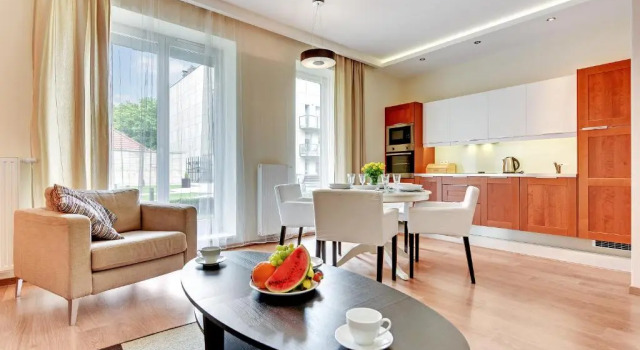 Апартаменты c 1 комнатой с видом на сад Apartamenty Szeroka - Old Town Holidays Home