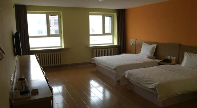 Двухместный номер Business 7Days Inn Hegang Jin Guang Building