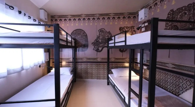 Кровать в общем номере Everyday Bangkok Hostel