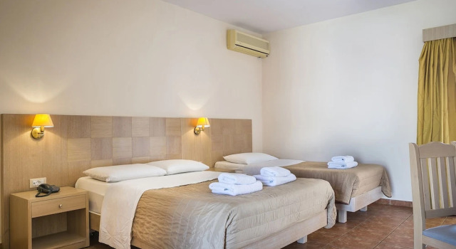 Трёхместный номер с видом на бассейн Lassi Hotel