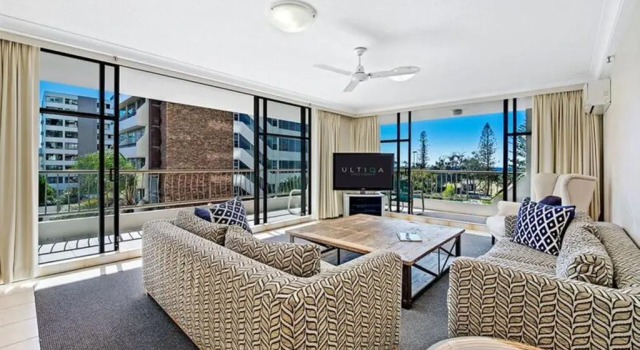 Апартаменты с 2 комнатами с видом на бассейн ULTIQA Beach Haven on Broadbeach