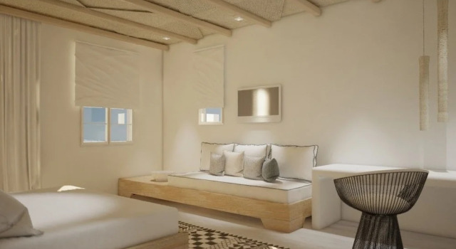 Трёхместный номер Deluxe с балконом Orkos Beach Hotel