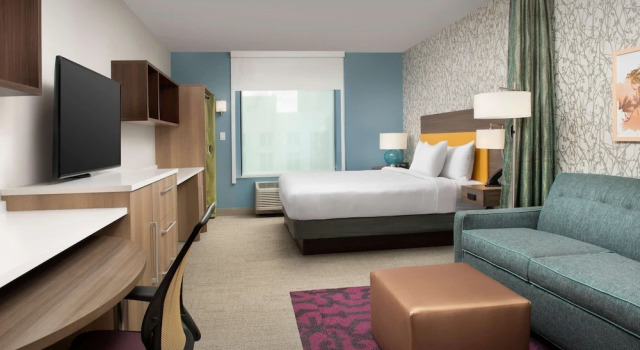 Двухместные Studio Suite Home2 Suites by Hilton Orlando Downtown, FL