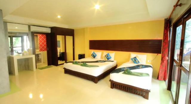 Трёхместный номер Standard Tharathip Resort Koh Phangan - SHA Plus